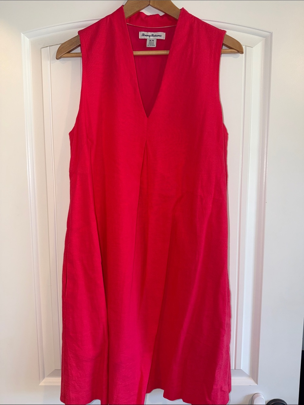 Tommy Bahama Daphne Sleeveless Linen-Blend Shift Dress